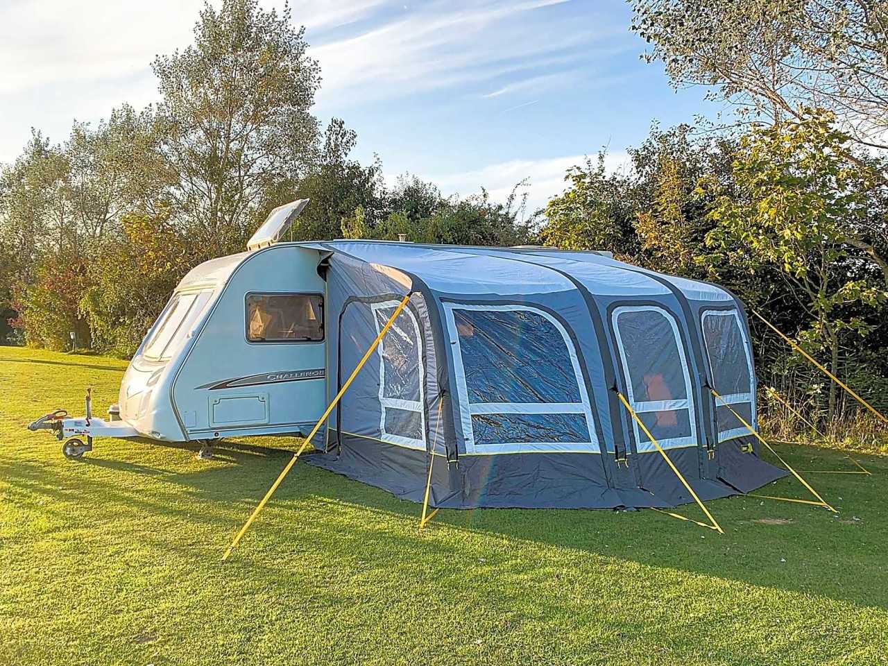 Caravan porch awning