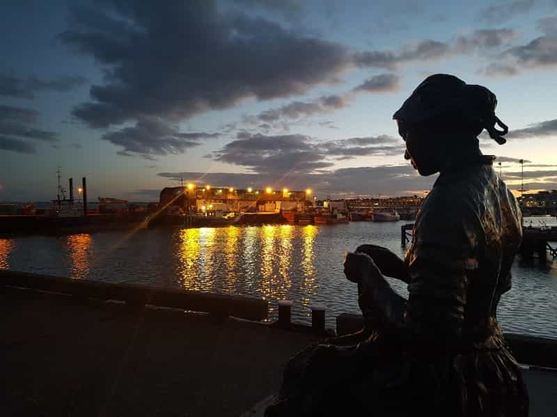 Crane Wharf, where much of Bridlington’s fishing fleet sail from