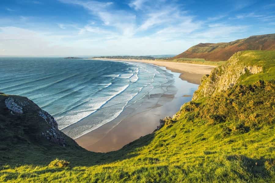 Rhossili is just one of the beautiful beaches in Wales (Diego Torres/Pixabay)