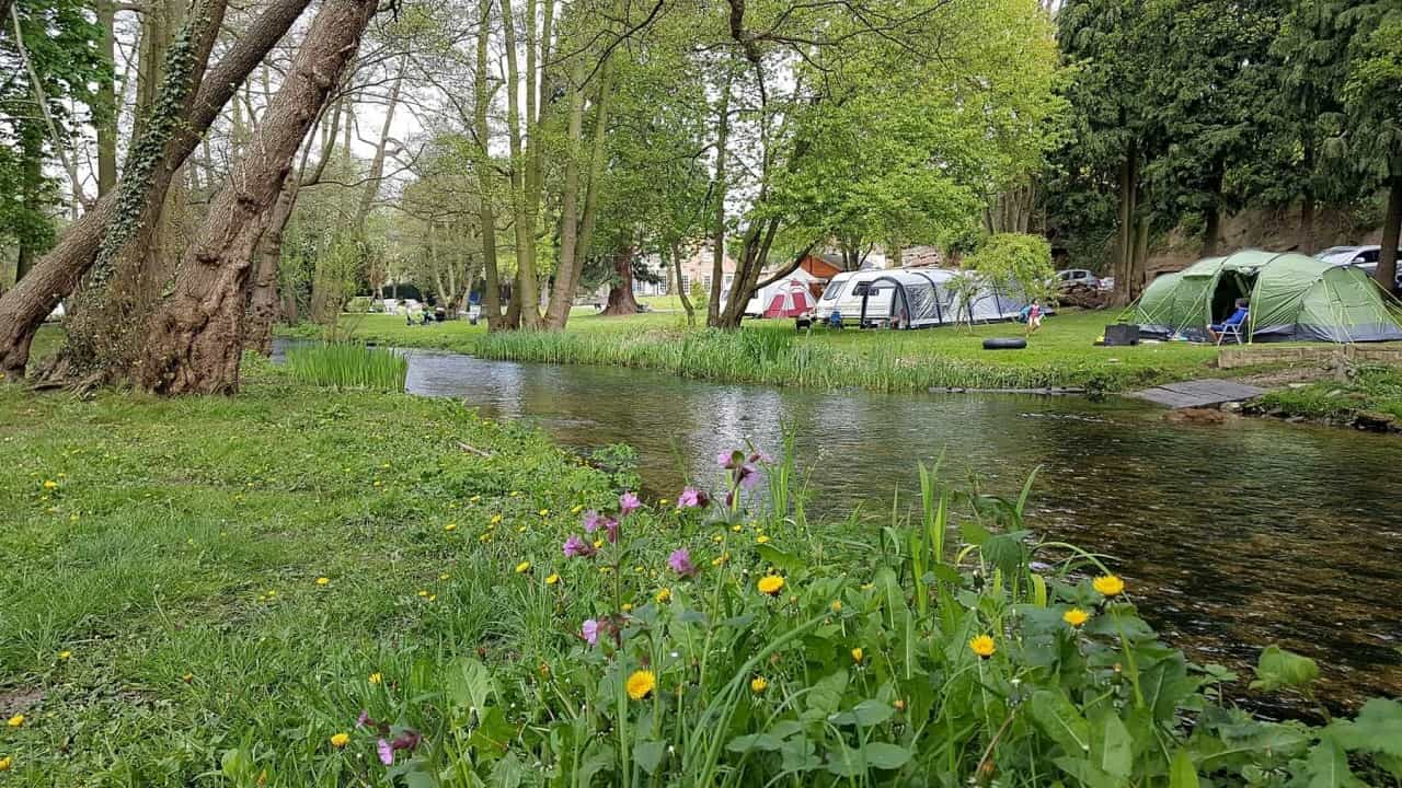 Camp riverside for gorgeous views and paddleboarding opportunities