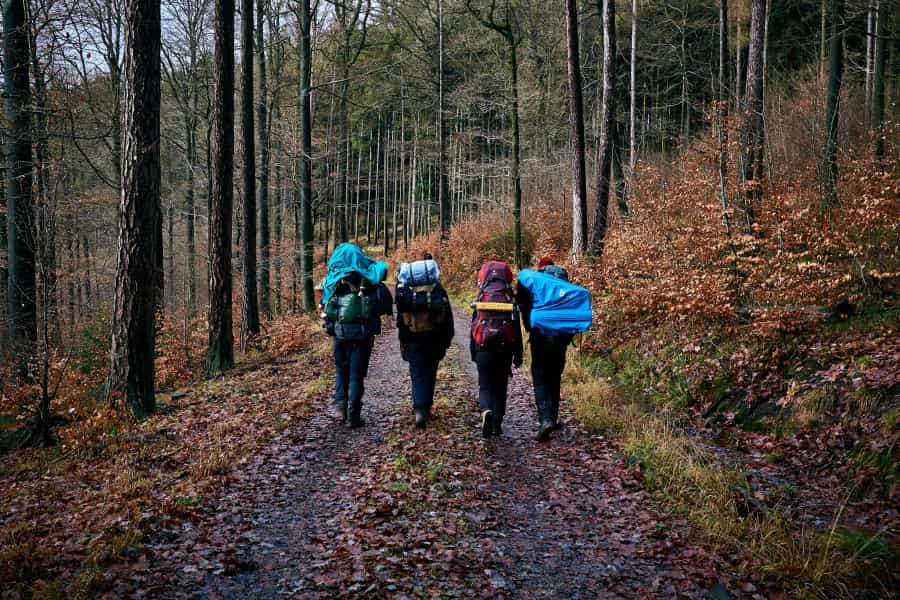 Consider whether it’s feasible to walk to your campsite (Lukas Allspach/Unsplash)