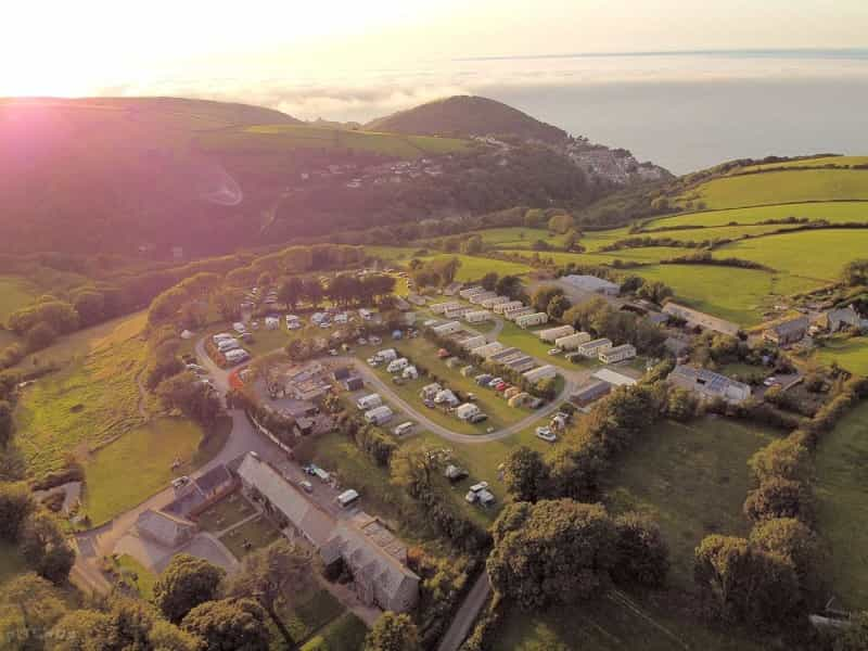 Soak up sea views from Lynmouth Holiday Retreat