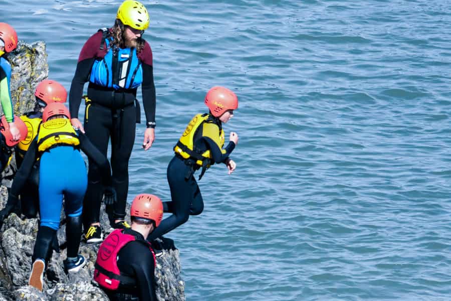 Coasteering (Coasteering.co.uk/Unsplash)