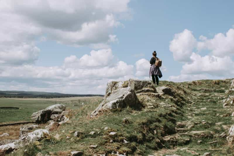 Queen’s Crag in Northumberland (Amy Gatenby/Unsplash)