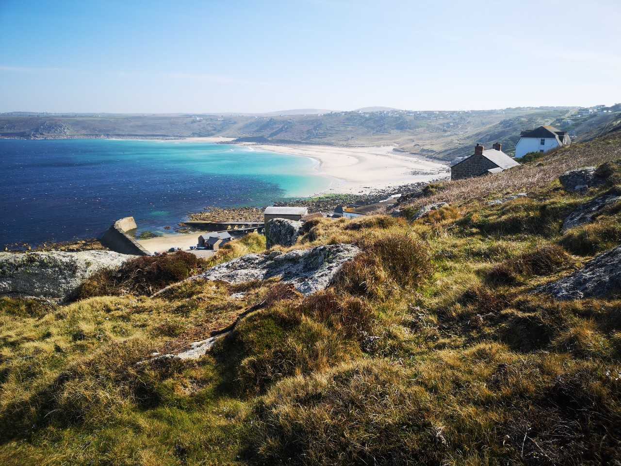 Sennen Cove from the coastal path