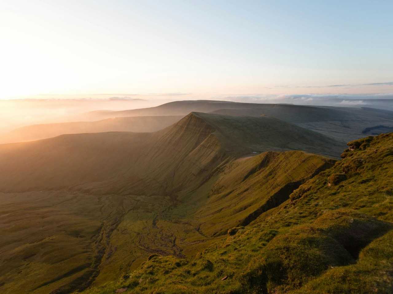 View over the Brecon Beacons