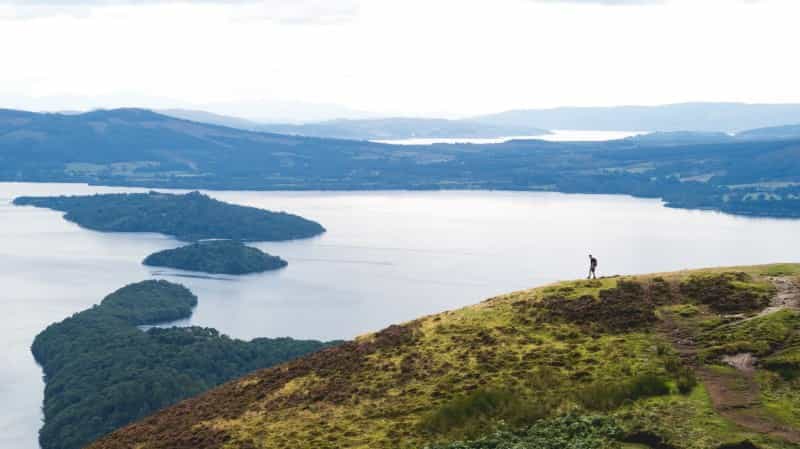 A view of Loch Lomond from Conic Hill (Sander Lenaerts on Unsplash)