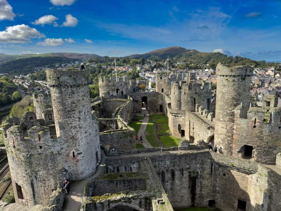 The views from the top of Conwy Castle are worth the climb (Bill Eccles/Unsplash)