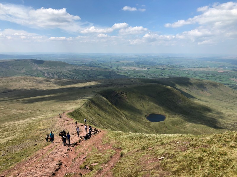 Climbing Pen y Fan, southern Britain’s tallest peak (Red Dot/Unsplash)