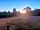 Coombe View Farm: Sunset over campsite