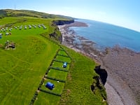 looking south, over the non electric pitches towards the seasonal pitches looking south, over the non electric pitches towards the seasonal pitches