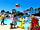 Camping Côté Ô La Palmyre: Swimming pools and slides
