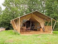 Tenda de safari Goshawk 3 habitacions (6 places)