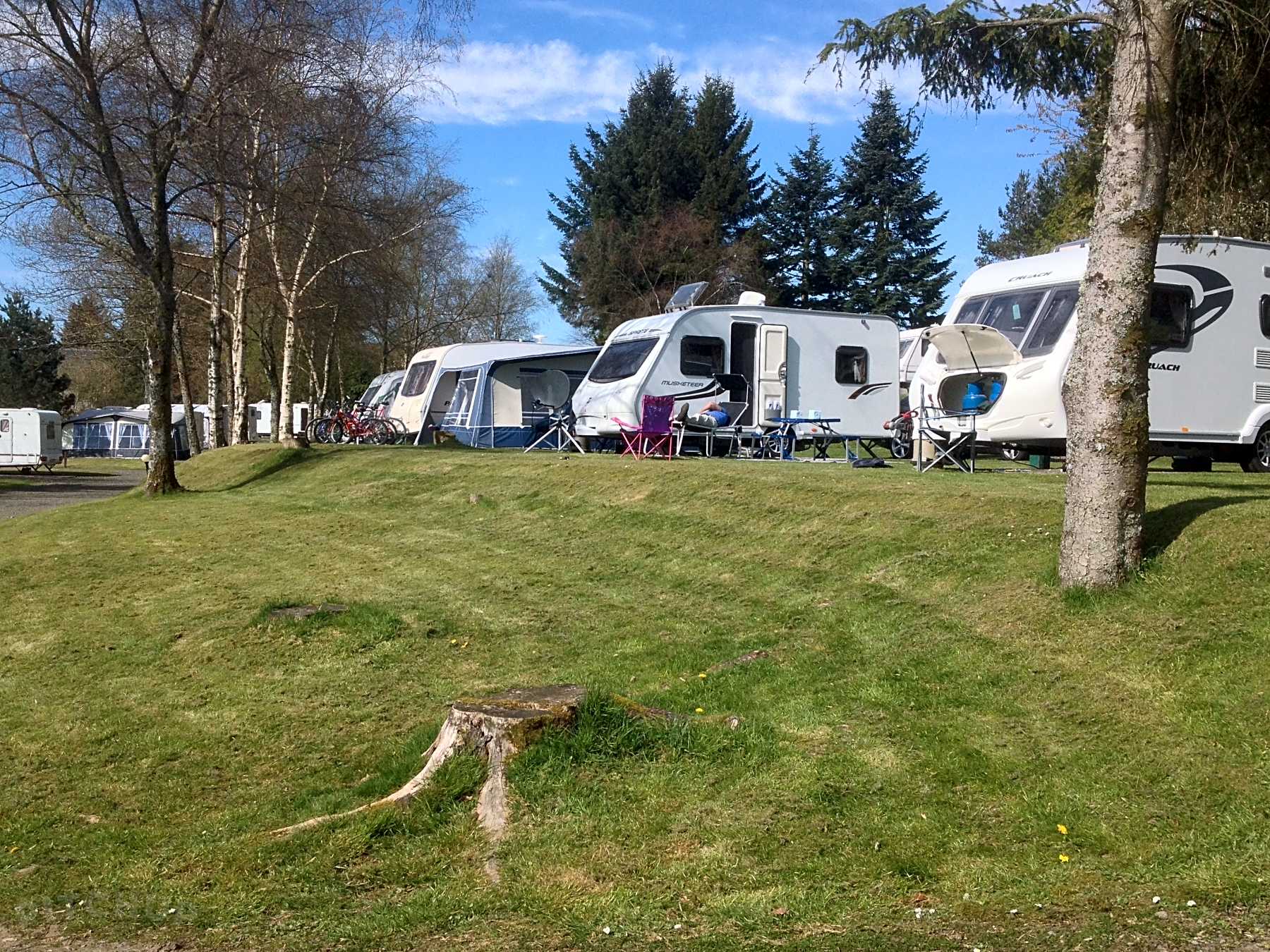 Camping Park Caravan