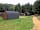 Runway's End Outdoor Centre: Pods alongside footpath leading to games field
