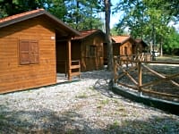 Outside the lodges Outside the lodges