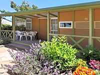 The bungalow comes with a nice covered terrace The bungalow comes with a nice covered terrace