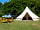 Herston Caravan and Camping: Bell tent with picnic table (photo added by manager on 19/11/2017)