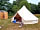 Tireithin Meadow Camping Retreat: Goegeous belltent without own kitchenette.