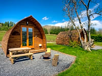 Outside the premium wigwam Outside the premium wigwam