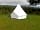 Walkers Cottage: 3m tent has single camp beds, bedside table, bedding, utensils, barbecue, charcoal and firewood
