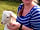 Hornblotton Farm: Newborn Wiltshire horn lamb