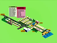 Campsite's map Campsite's map