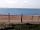 Glamping  at Lodge Farm: Holland-on-Sea beach as seen from the owners' beach hut
