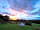 Thistledown Farm Campsite: Sunset over 2nd pasture