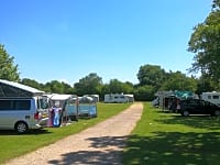 Grass pitches with electric hook-up Grass pitches with electric hook-up