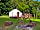 Albion Farm Yurt: Most yurt sites do not permit open campfires but here you can enjoy a campfire and cooking tripod