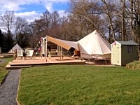 Tenda em forma de sino (4 adultos e 1 criança)