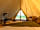 Mapperton Camps: View from the bed