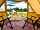 Tyddyn Teg Campsite: Large porch in the boho tent