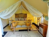 Beautiful glamp with attached kitchenette soon to open. Beautiful glamp with attached kitchenette soon to open.