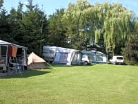 Emplacement sur herbe avec électricité
