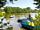 Camping La Garangeoire: Private fishing lake with canoes and pedalos