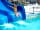 Camping de Collonges-la-Rouge: Adjoining municipal swimming pool with slides