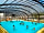 Camping Le Kergariou: The covered swimming pool