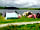 Siblyback Lake Campsite: Top-tiered pitches, a slight slope on some but the view makes it up