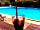 Camping Le Matin Calme: Poolside drinks