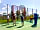 Tencreek Holiday Park: Multisport court in the sunshine with the entertainment team