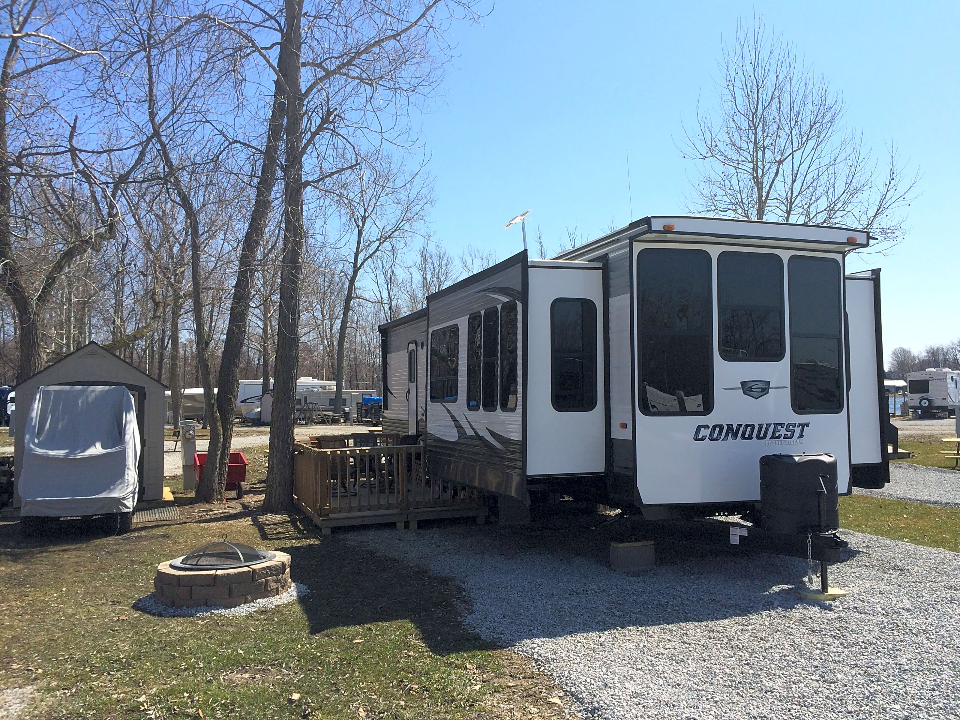 Blue top lake campground