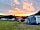 Tregella Place Camping: Sunset from the pitches