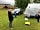 Bridge Holme Caravan Site: Swing ball once the rain stopped