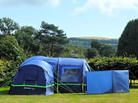 Camping in the Willow Brook field Camping in the Willow Brook field