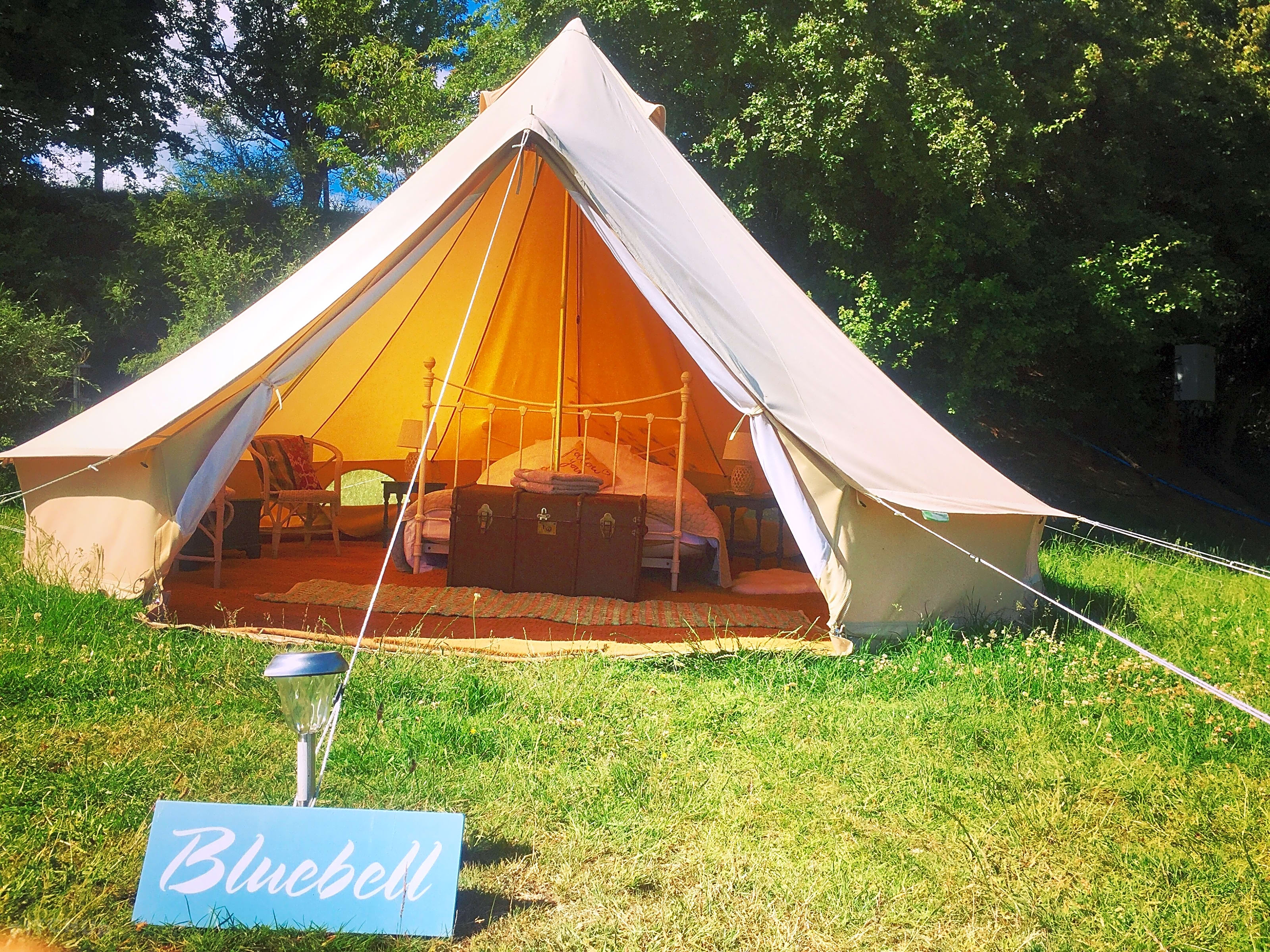 Preston top court glamping