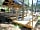 Camping Pod Heaven: Decked seating area