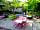 Moulin de Chaules: Find shade in the terrace (photo added by manager on 12/05/2014)