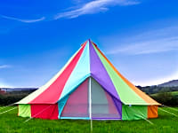 Naked tenda em forma de sino (proibido para pets)
